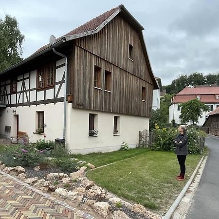 Wohnen Im Fachwerk - Ferienwohnung Fenja Nentershausen  外观 照片