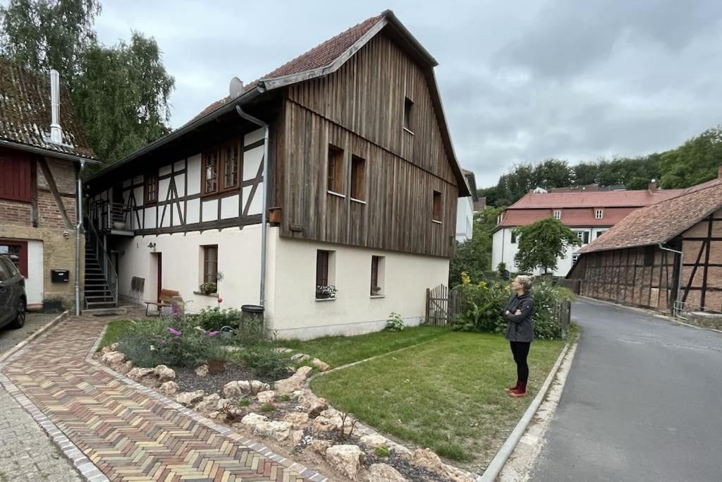 Wohnen Im Fachwerk - Ferienwohnung Fenja Nentershausen  外观 照片